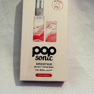 Pop Sonic Smoothie fine Hair Removal Device  Pink Marble NIB